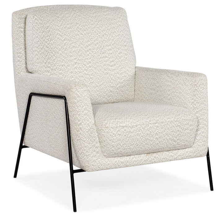 CC - Amette Metal Frame Club Chair - White