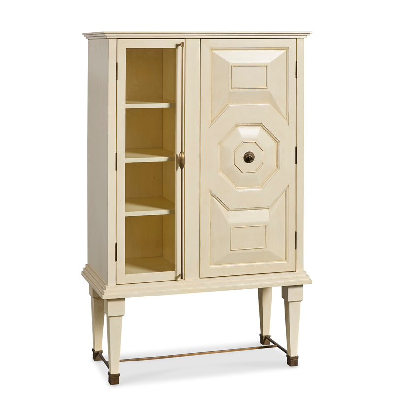 Art Bar Cabinet White