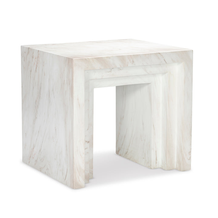 Aries End Table Marble