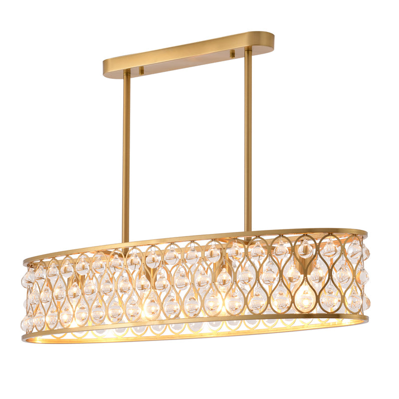 DU163C35G Four Light Chandelier