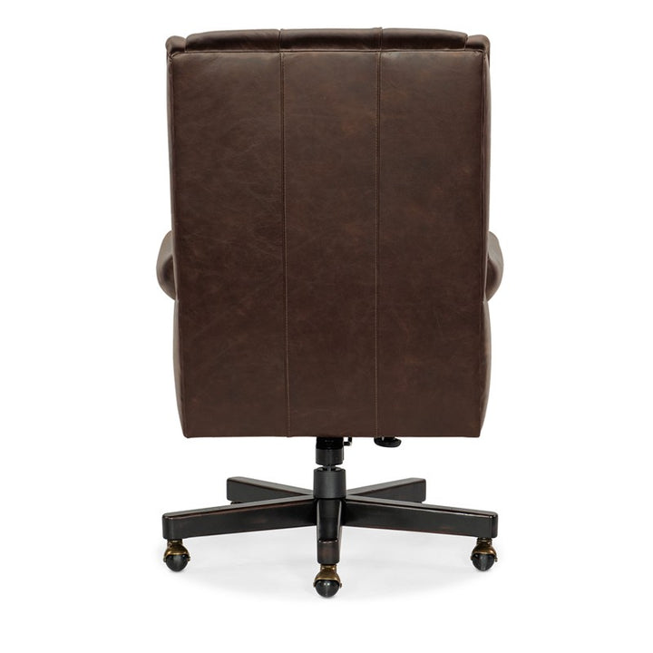 EC - Charleston Executive Swivel Tilt Chair - Dark Brown