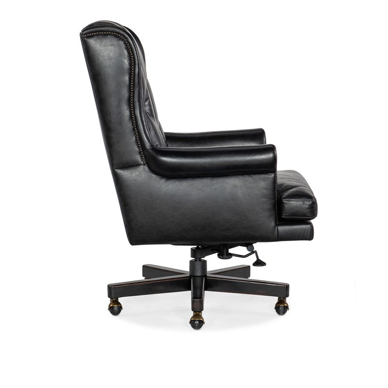 EC - Charleston Executive Swivel Tilt Chair - Black