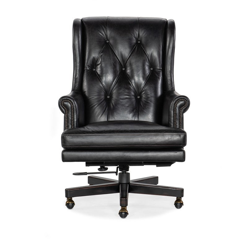 EC - Charleston Executive Swivel Tilt Chair - Black