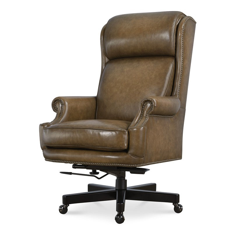 EC - Tucker Executive Swivel Tilt Chair - Dark Brown