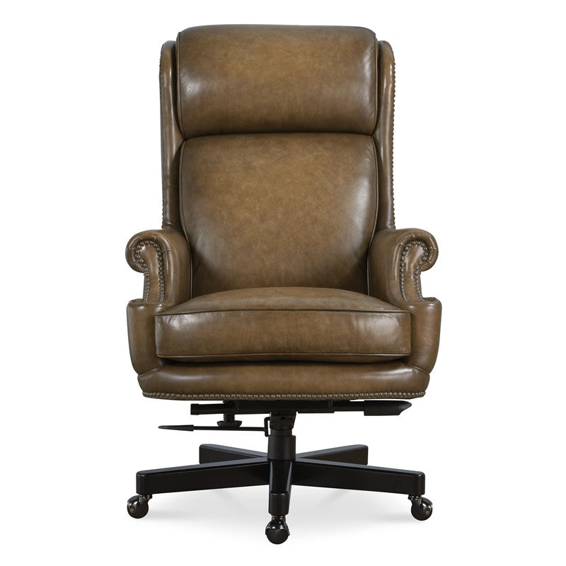 EC - Tucker Executive Swivel Tilt Chair - Dark Brown
