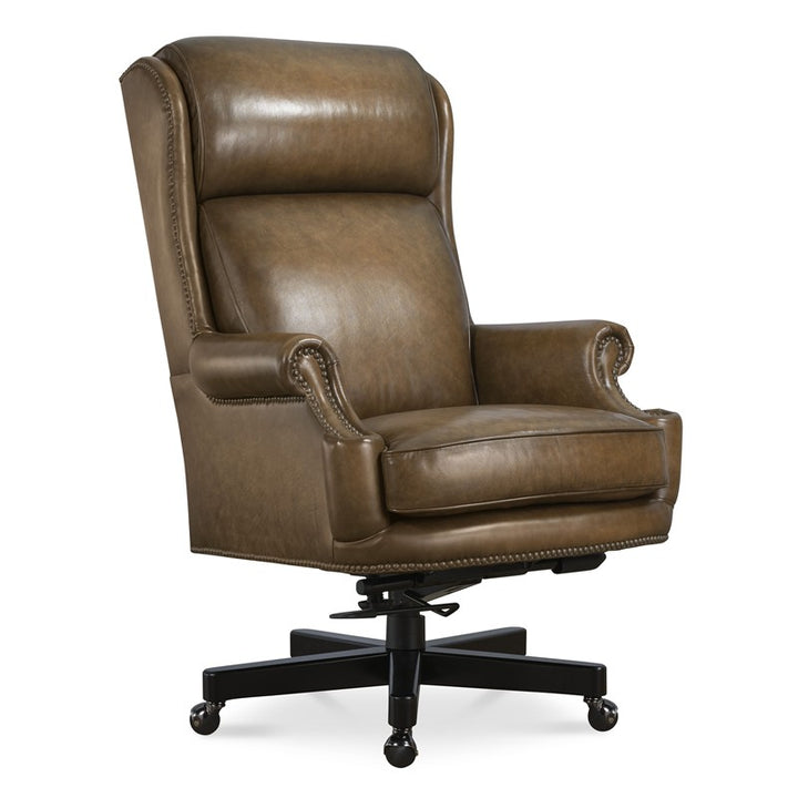 EC - Tucker Executive Swivel Tilt Chair - Dark Brown