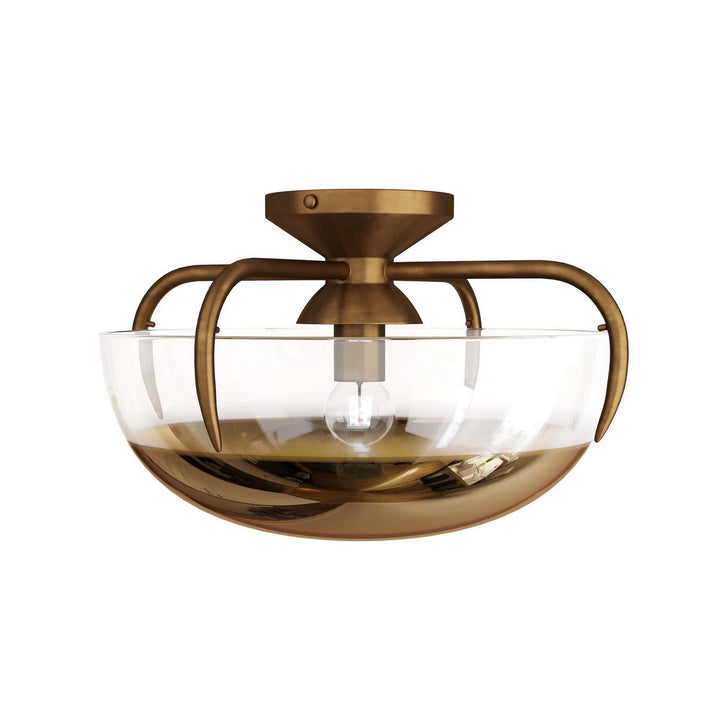 Corona One Light Flush Mount