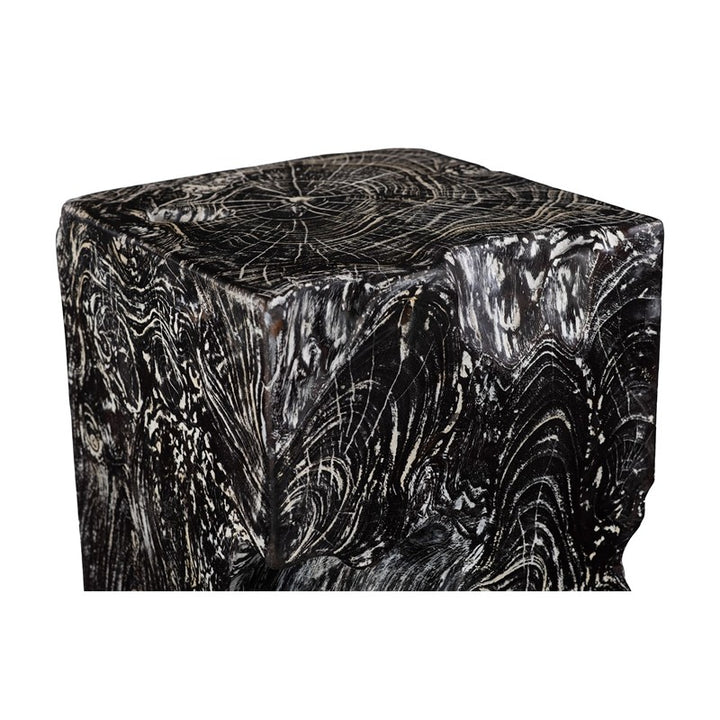 Black Wash Stool