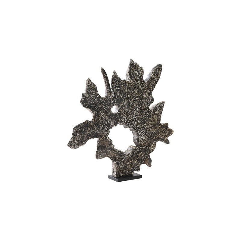 Teak Sculpture on Stand