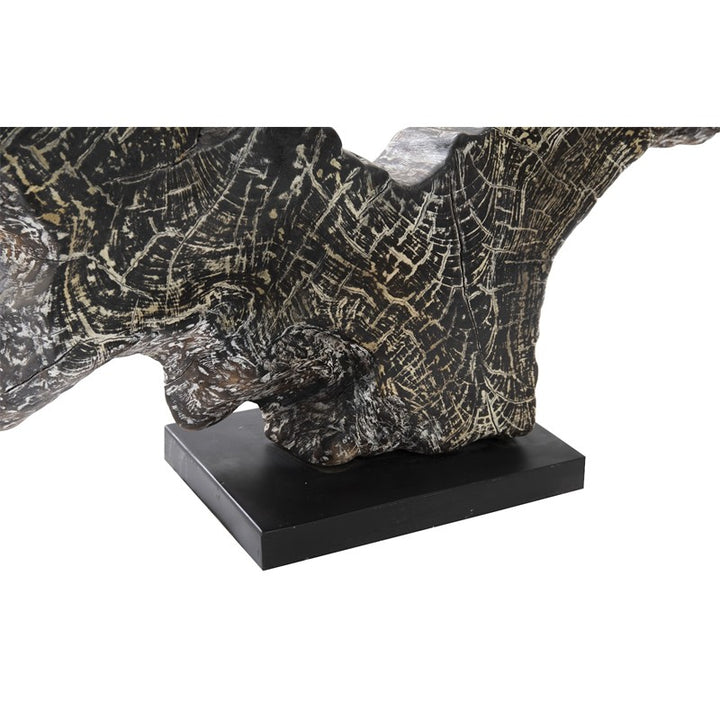 Teak Sculpture on Stand