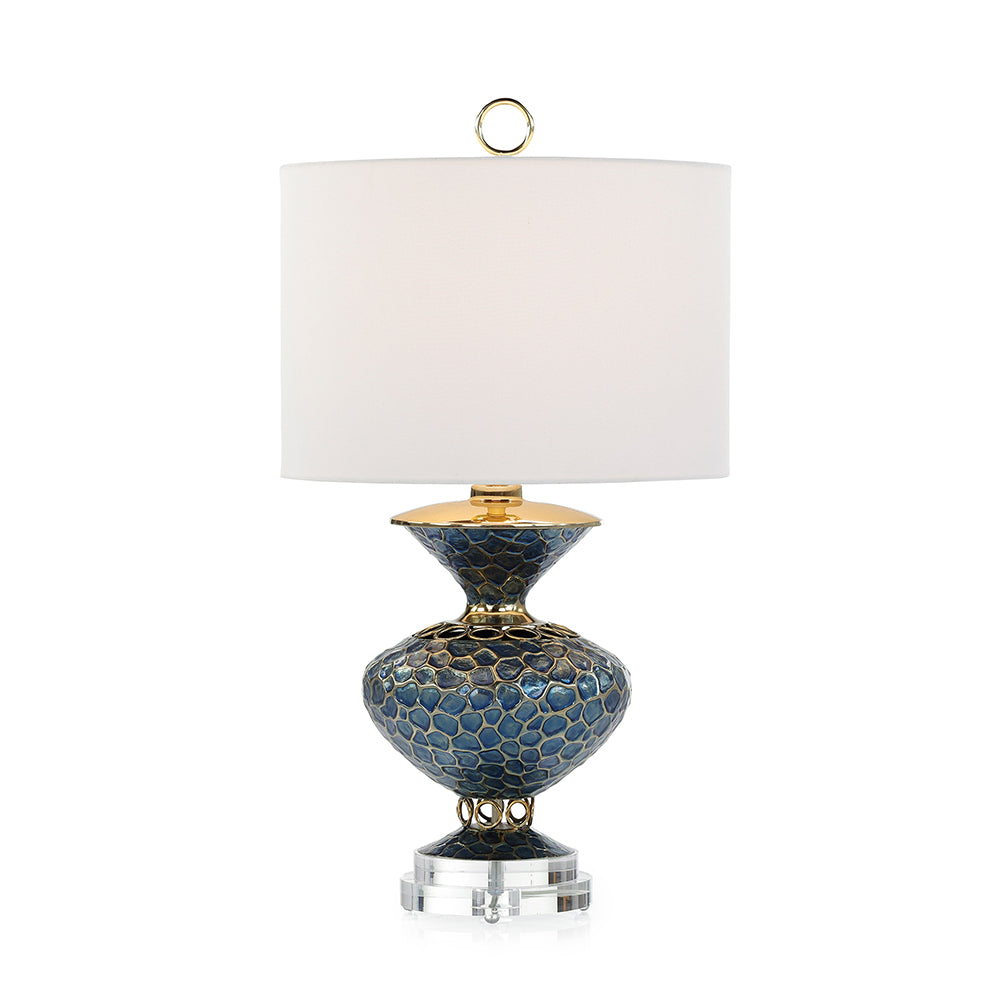 Demeter Table Lamp, Blue