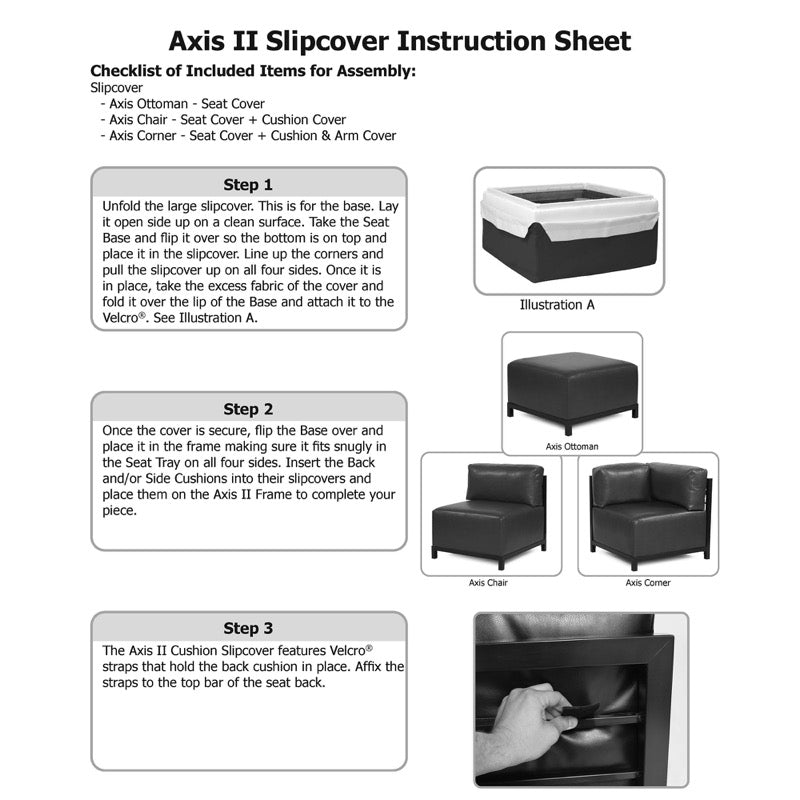 The Sterling Axis Corner Chair With Cover