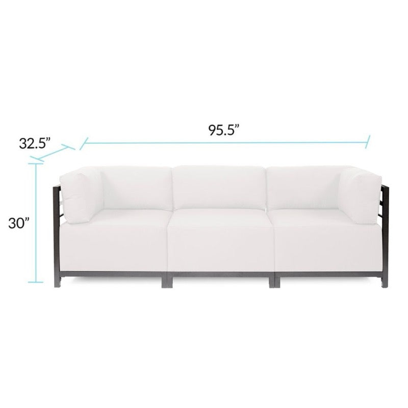 The Seascape Axis3-Piece Sectional Sofa With Cover