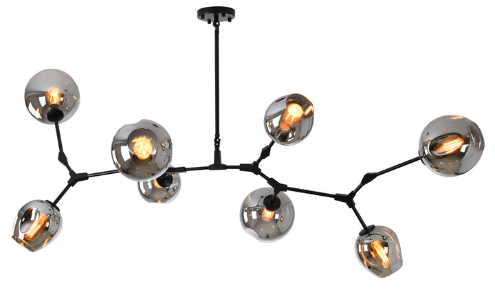 MA11XBLK-SMK Eight Light Chandelier