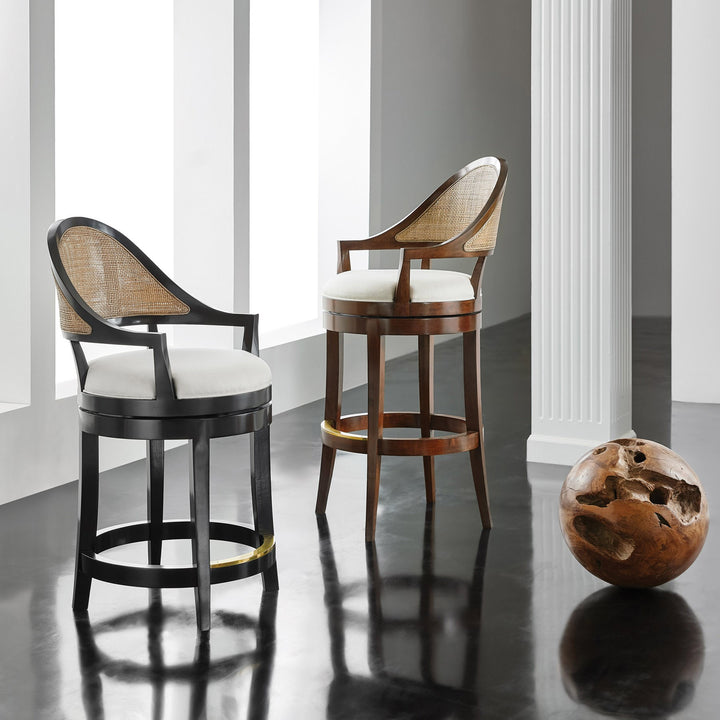 Lyon Bar Stool-Ebony