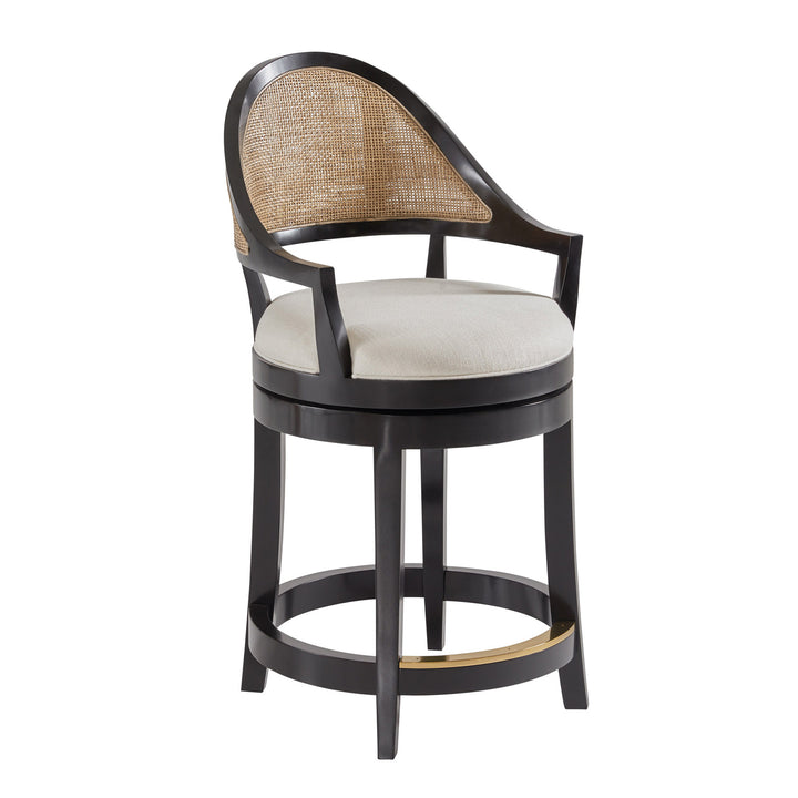 Lyon Bar Stool-Ebony