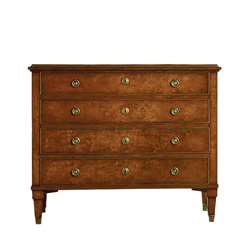 19th Century Classical Chest-Burl