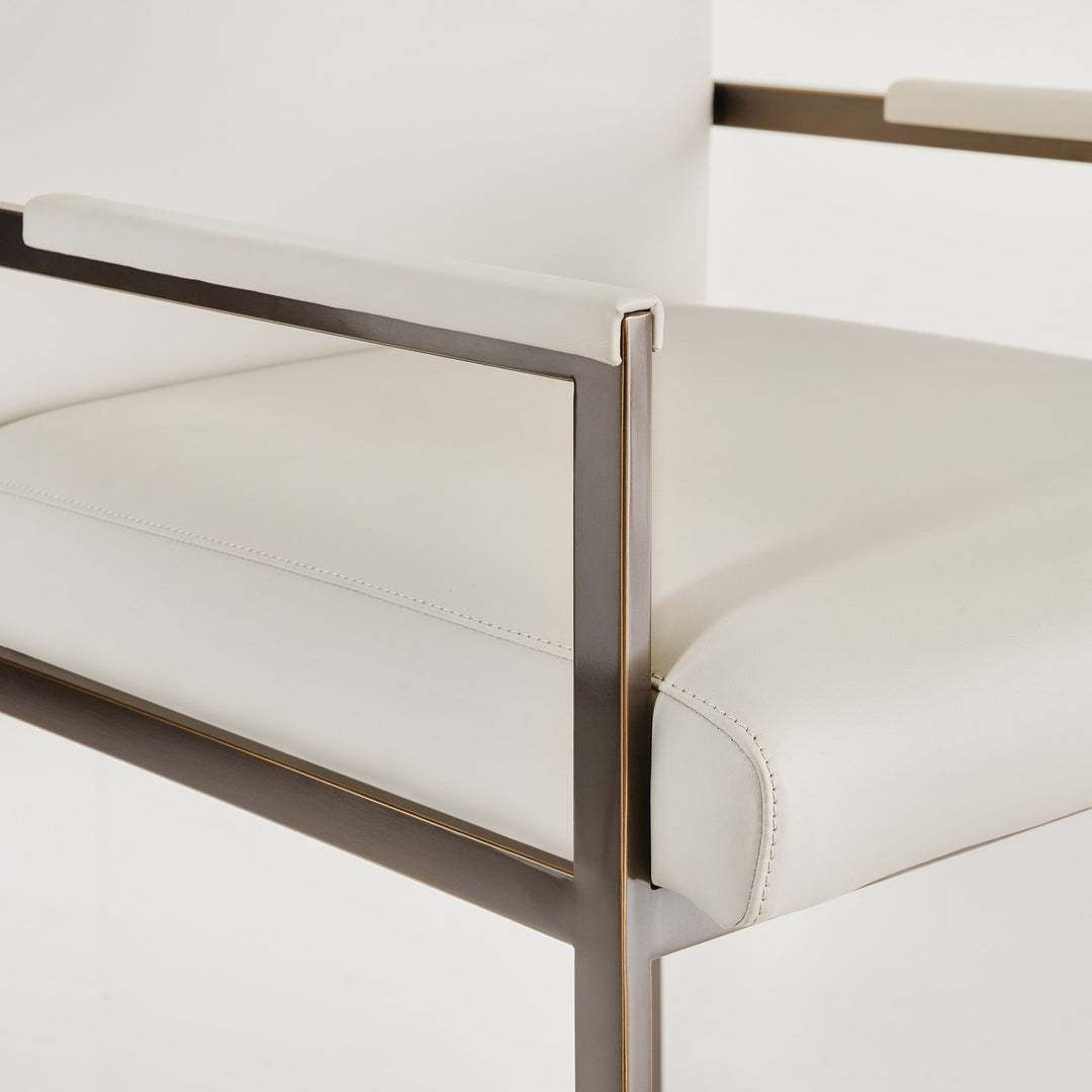 X Barstool-Oil Rubbed Bronze & Grey