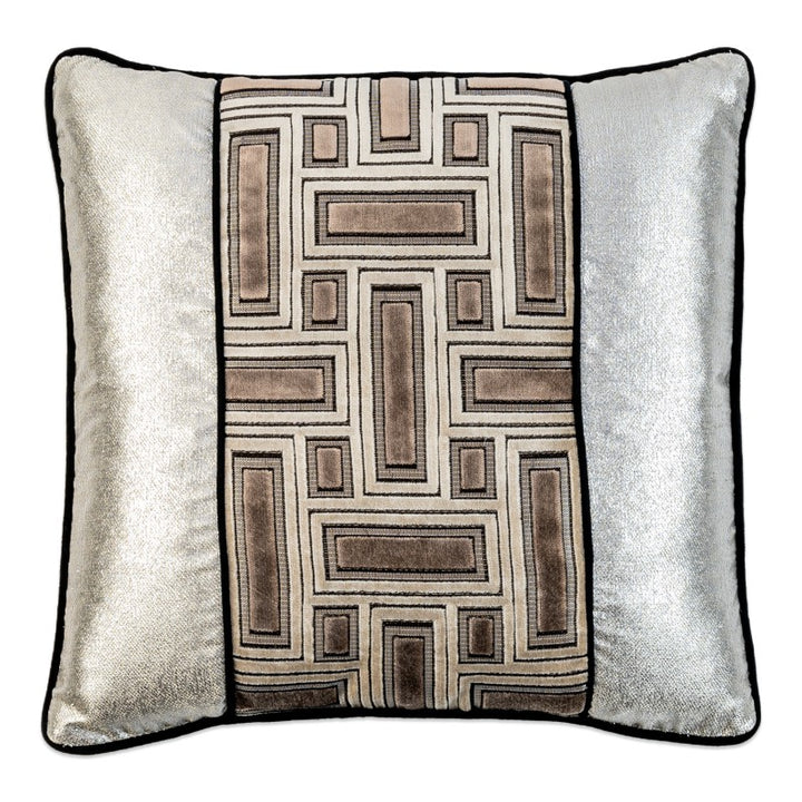Cityscape Truffle Throw Pillow