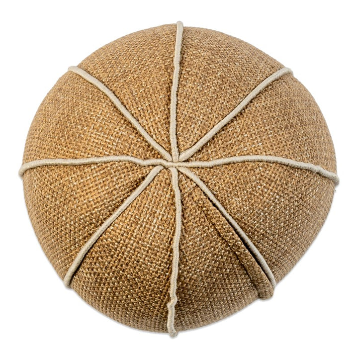 Gold Basketball Throw Pillow