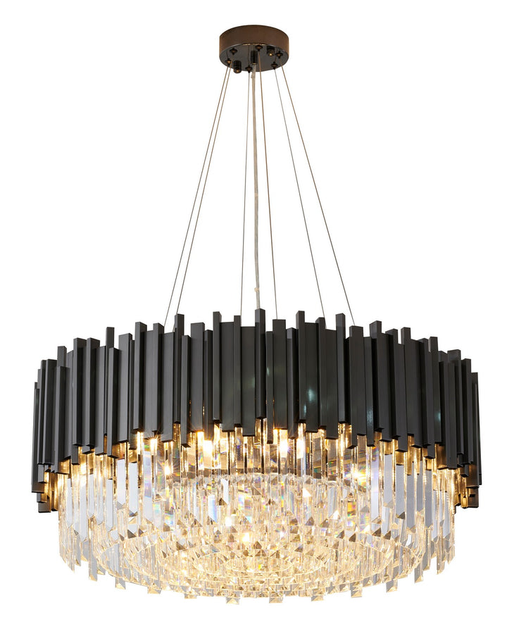 MU10C28BLK 12 Light Chandelier
