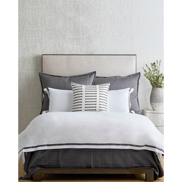 Latera White/Charcoal 24X14 Pillow