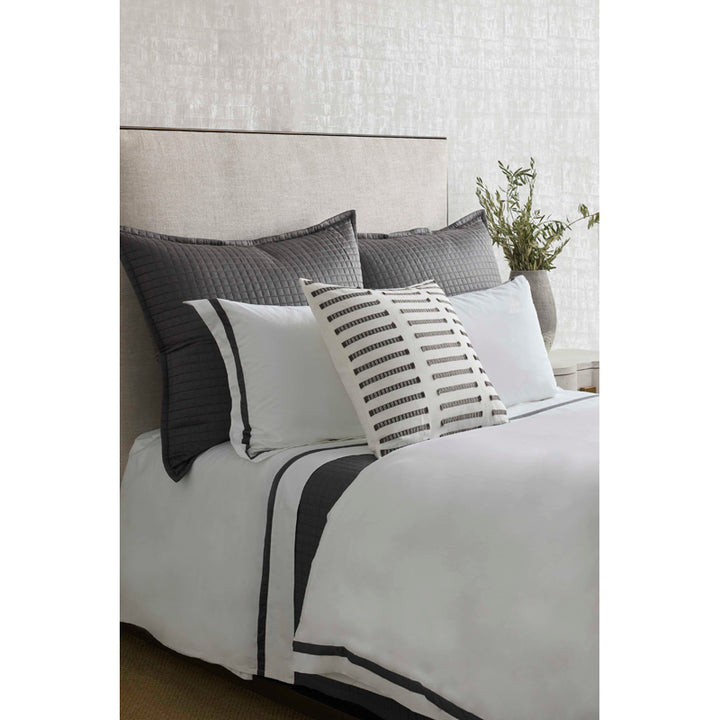 Latera White/Charcoal 24X14 Pillow