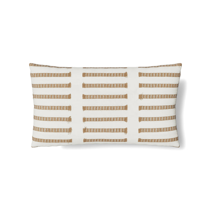 Latera White/Taupe 24X14 Pillow