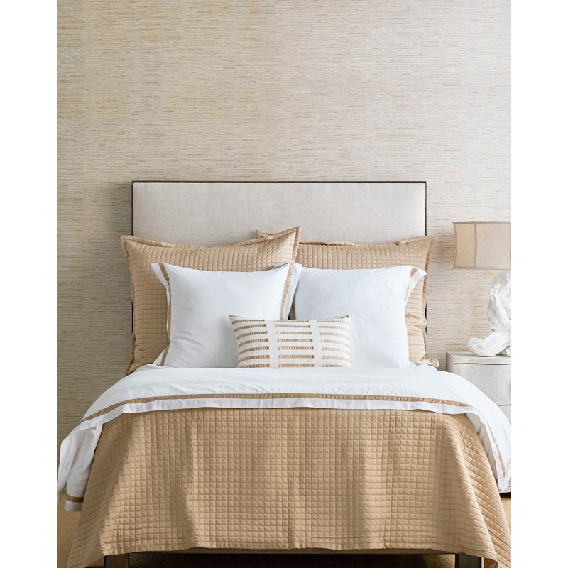 Latera White/Taupe 24X14 Pillow