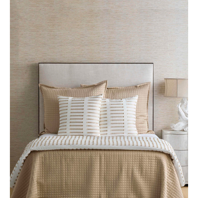 Latera White/Taupe 24X14 Pillow