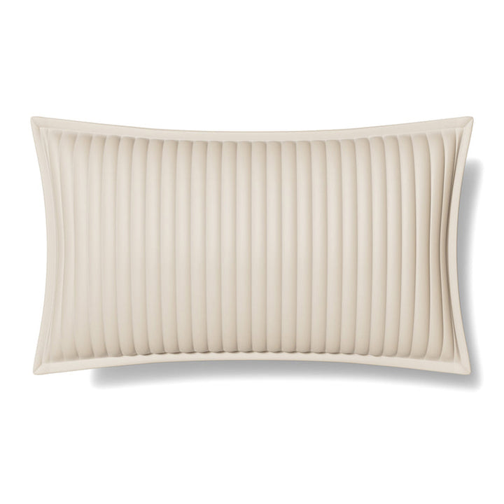 Charmeuse Channel Ivory 20X14 Pillow