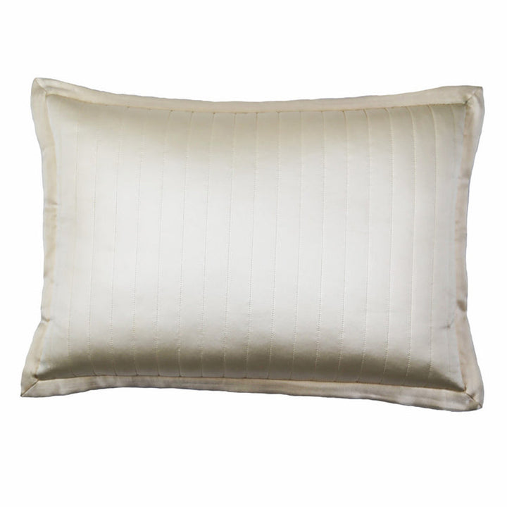 Charmeuse Channel Ivory 36X30 Pillow