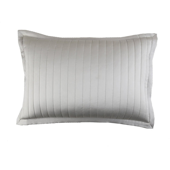 Charmeuse Channel Silver 36X30 Pillow