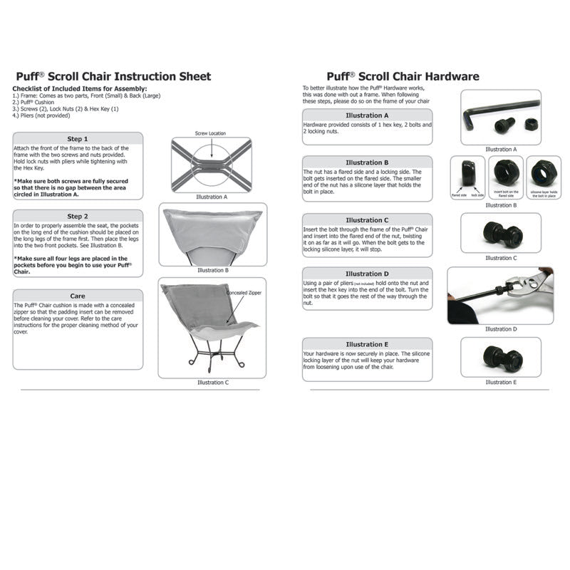 The Seascape Puff Chair with Cover