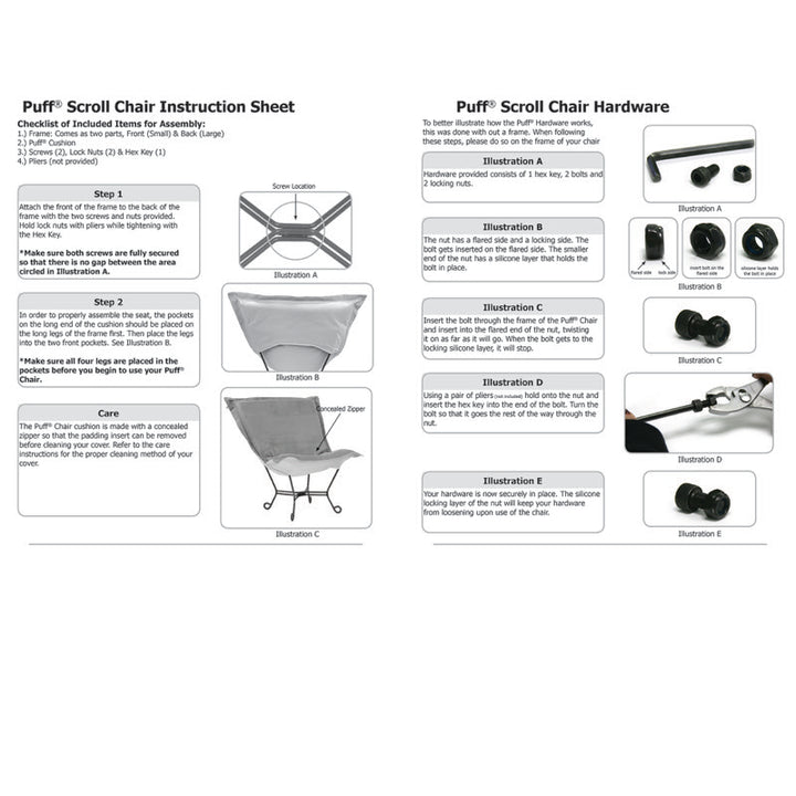 The Seascape Puff Chair with Cover