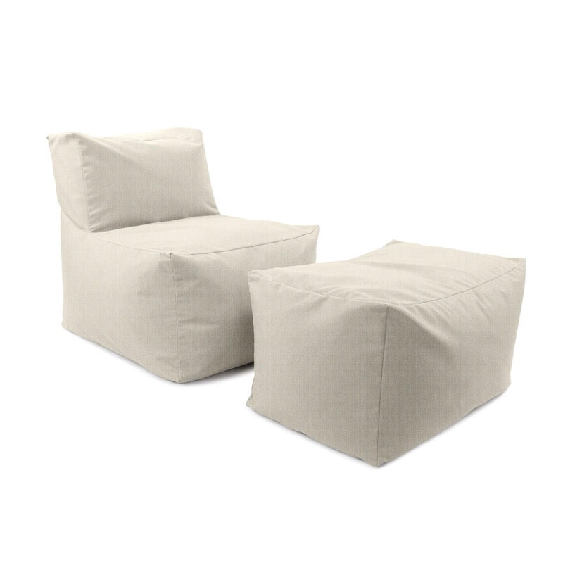 The Driftwood PoufOutdoor Pouf Bench