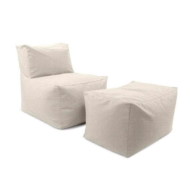 The Driftwood PoufOutdoor Pouf Bench