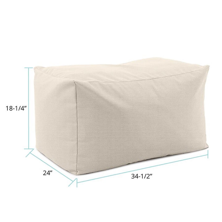 The Driftwood PoufOutdoor Pouf Bench