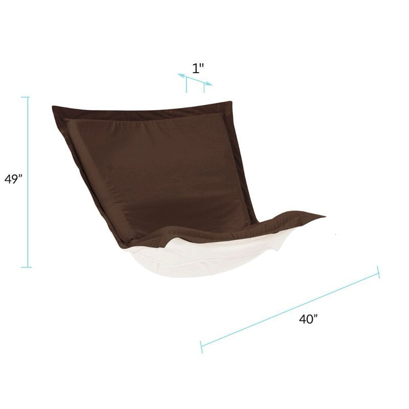 The Seascape PuffReplacement Slipcover for Chair Cushion