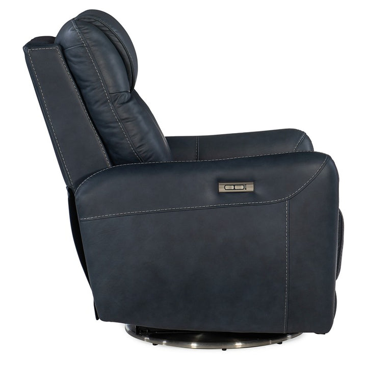 RC - Steffen Swivel Power Recliner With Power Headrest