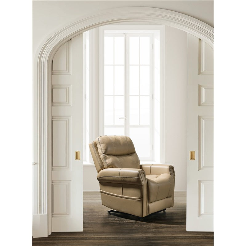 RC - Carroll Power Recliner With Power Headrest, Lumbar & Lift - Beige