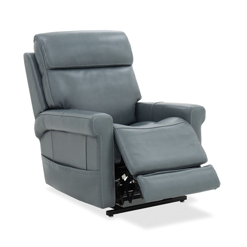 Locke - Lift Chair With Power Recline, Headrest And Lumbar - Blue
