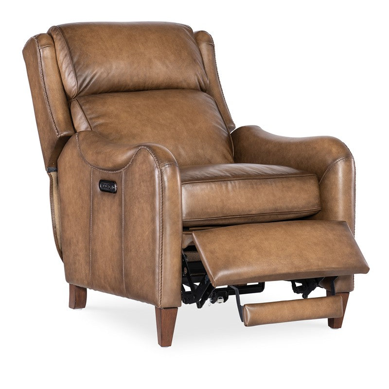 RC - Carrington Power Recliner With Power Headrest - Brown