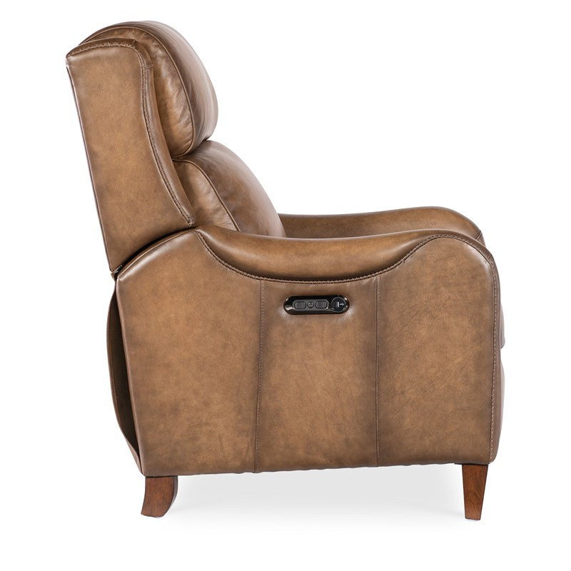 RC - Carrington Power Recliner With Power Headrest - Brown