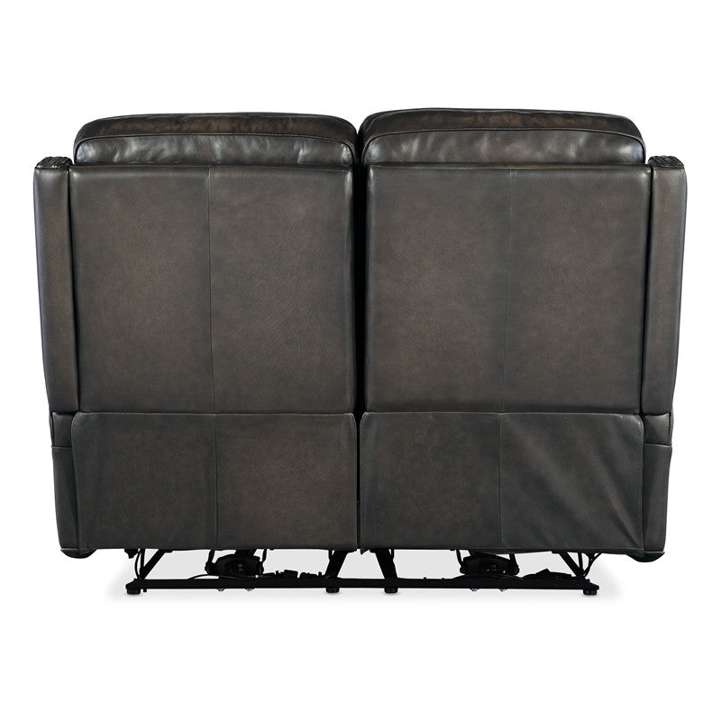 SS - Hamilton Power Loveseat With Power Headrest - Dark Brown
