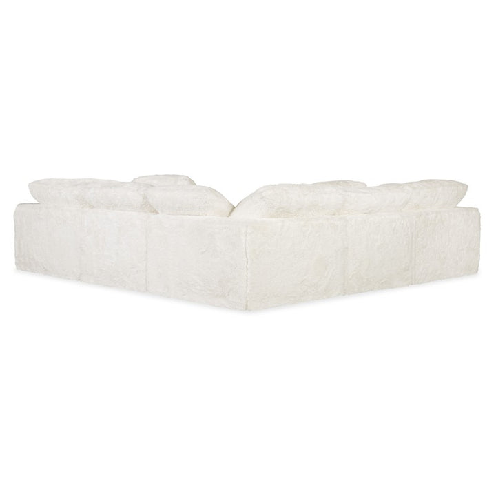 SS - Barefoot 5-Seat Sectional - White