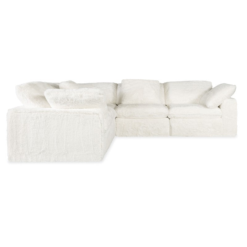 SS - Barefoot 5-Seat Sectional - White
