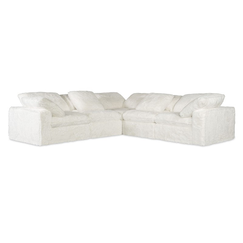 SS - Barefoot 5-Seat Sectional - White