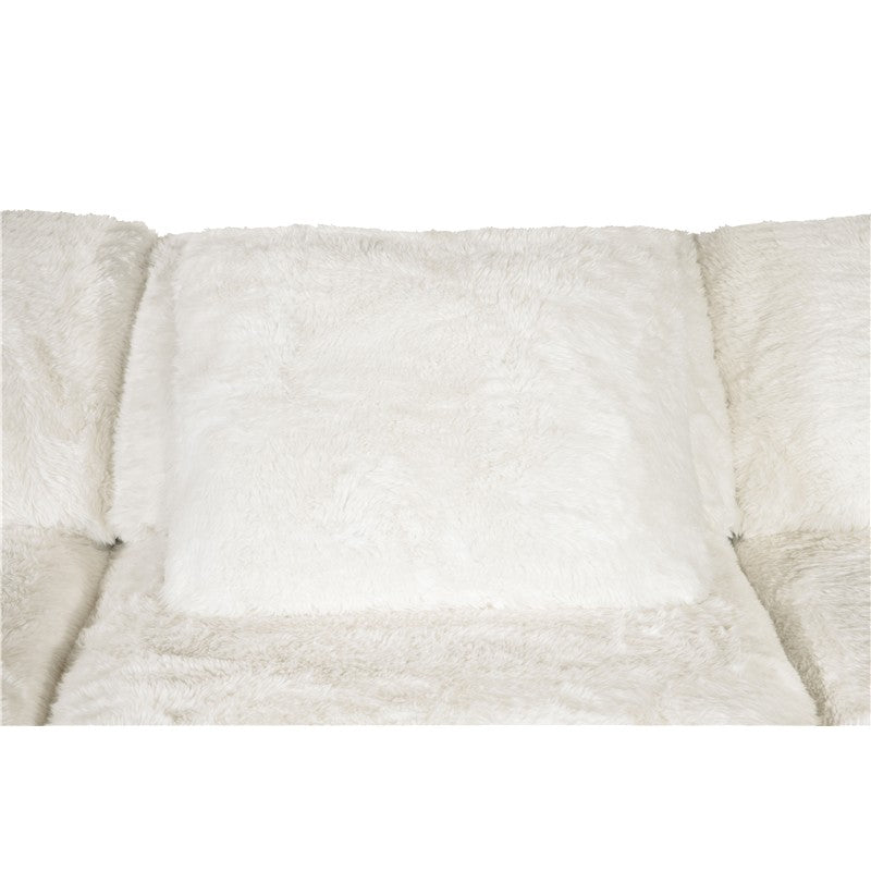 SS - Barefoot 5-Seat Sectional - White