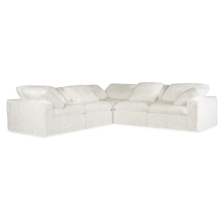SS - Barefoot 5-Seat Sectional - White